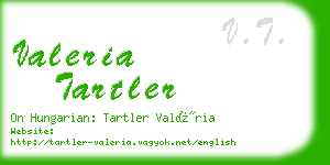 valeria tartler business card
